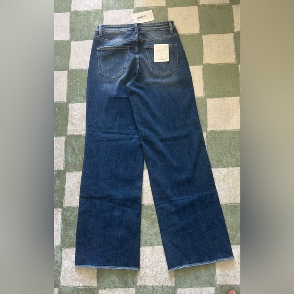 NWT Flying Monkey Jeans Dark Blue Denim Jeans Size 28 - Picture 5 of 9